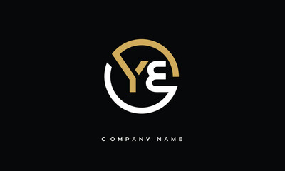 YB, BY, Y, B Abstract Letters Logo Monogram