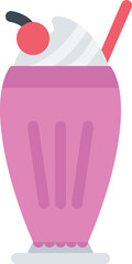 design vector image icons milk shake