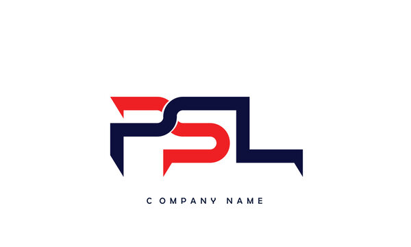 PSL, LSP Abstract Letters Logo Monogram