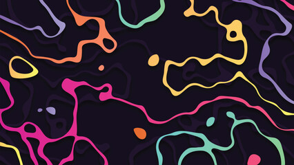 Seamless pattern with splashes Colorful abstract fluid background a colorful abstract surface that resembles watercolors
