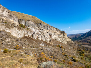 Vardzia cave city in couthern Georgia
