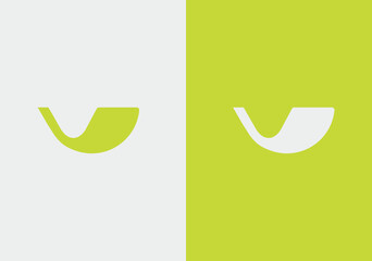 Letter V with check mark logo icon design template elements © riasat