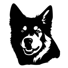 Akita vector illustration 