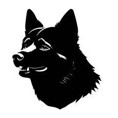Akita vector illustration 