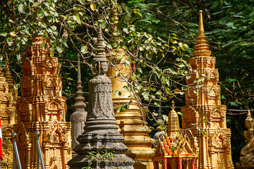 monastery in Angkorwat Temple in Cambodia. World Heritage 