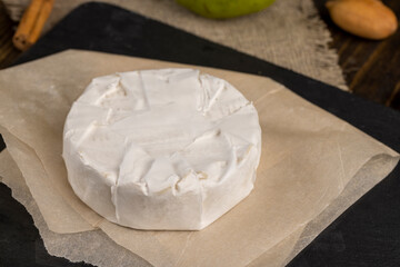 soft fresh cheese with noble white mold that you can eat