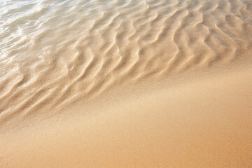 Fototapeta premium A very beautiful beach with light sand and a paradisiacal beach sea