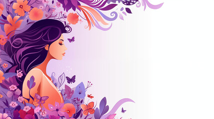 Empowerment in Every Hue: International Women's Day Banner