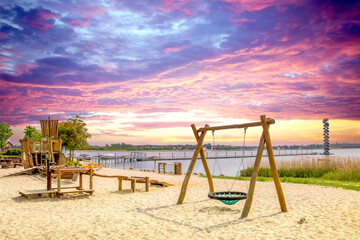 Goitzschesee, Bitterfeld, Sachsen Anhalt, Deutschland 