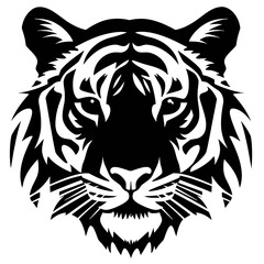 tiger head vector