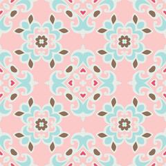 cute seamless floral vector background