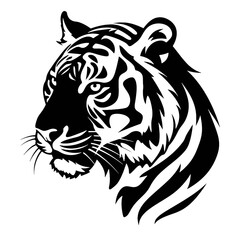 tiger head vector