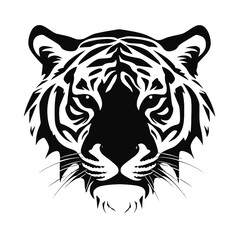 tiger head vector