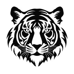 tiger head vector