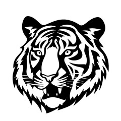 Obraz premium tiger head vector