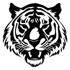 tiger head vector