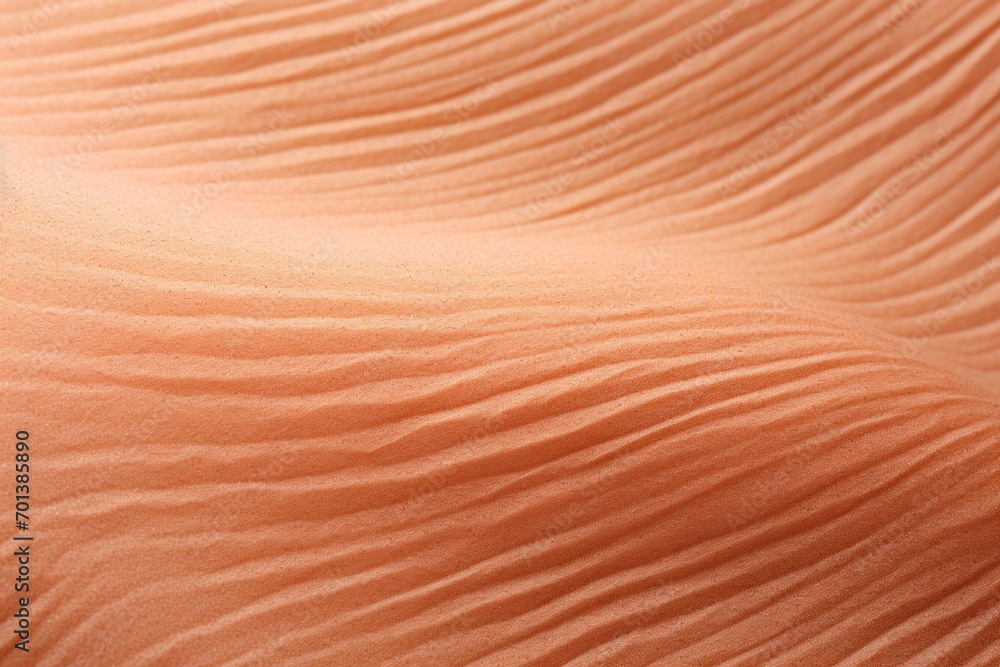 Poster abstract texture background in trendy color peach fuzz. background with selective focus and copy spa