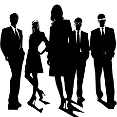 business silhouette