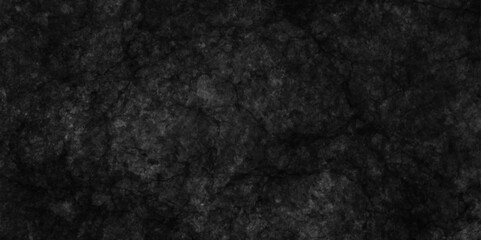 Black textured surface. Old rough wall wide long backdrop.dark background,black panoramic concrete wall background,Black polished sandstone wall texture and seamless background, - obrazy, fototapety, plakaty