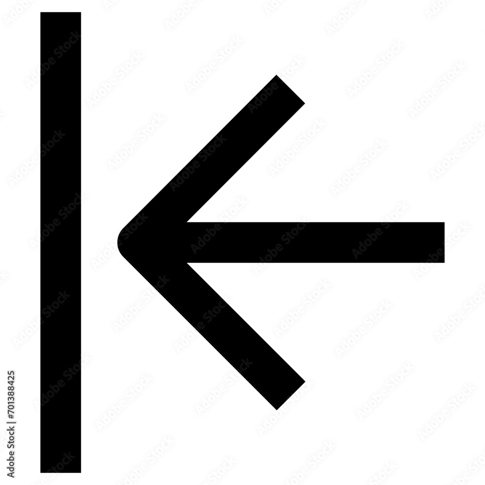 Poster sign out icon in outline. simple exit symbol vector — pixel-perfect icon.