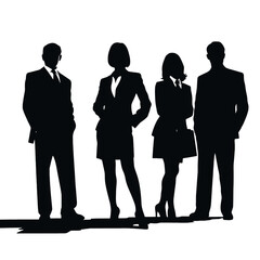 business people silhouettes