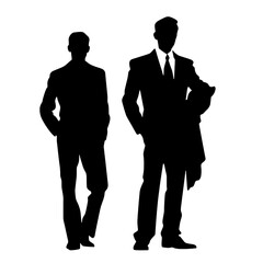 business people silhouettes