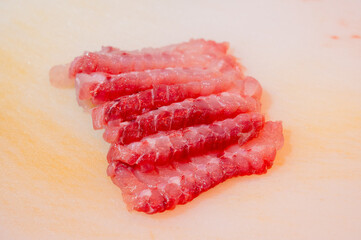 Korean traditional Jeolla Province food. Fermented Skate