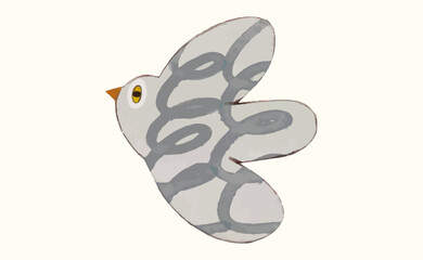 Birds, watercolor painting. vector illustration of animal collection. isolated. freedom concept artwork.	