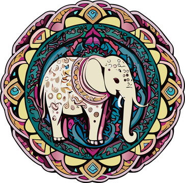 mandala elephant logo