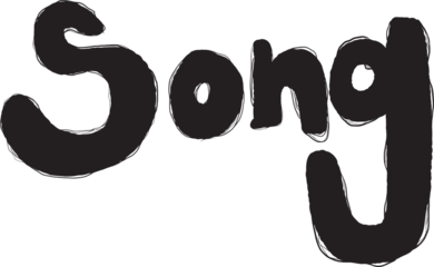 hand drawn font Song