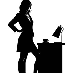 business people silhouettes