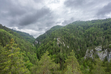 Fototapeta na wymiar Kvacianska valley in spring time, Chocske vrchy, Slovakia