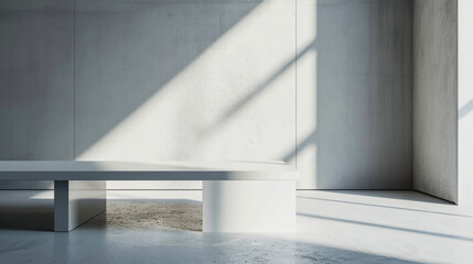 Obraz premium Minimalistic Clean Background with Simple Table Surface