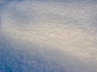 Natural snow background, shining snow
