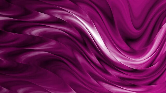 Abstract pink motion background. Dynamic animated loopable background video with wavy texture.