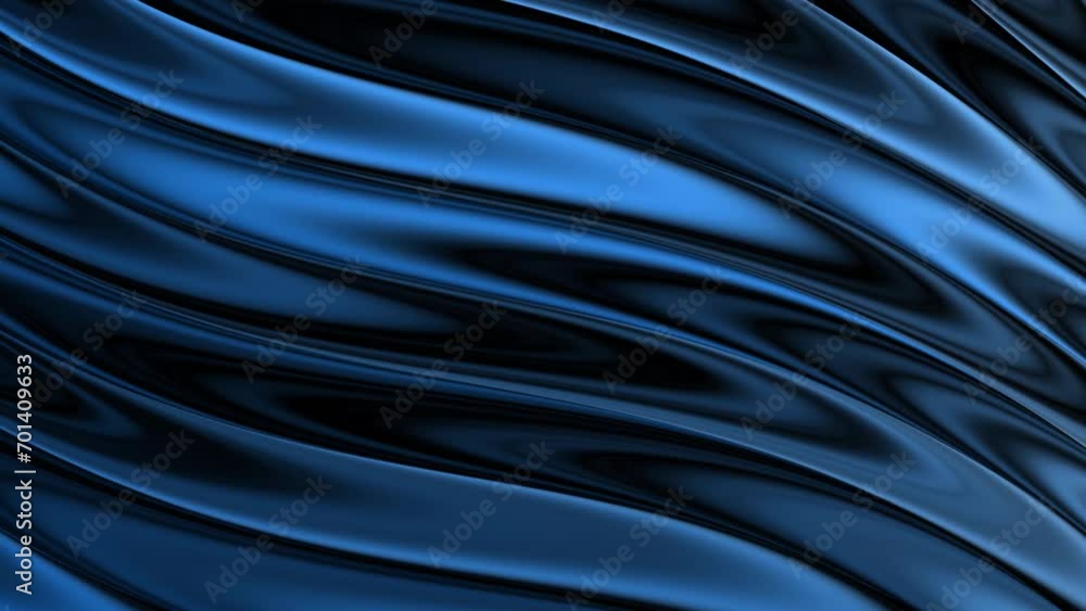 Poster abstract blue motion background. dynamic animated loopable background video with wavy texture.