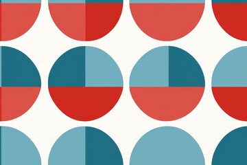 Composition With Shapes Abstract Pattern
