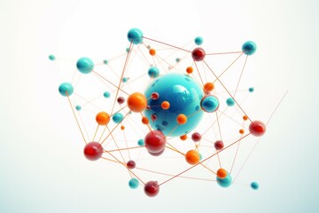 Science Molecule, Molecular Model Structure, business teamwork concept