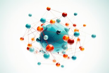 Science Molecule, Molecular Model Structure, business teamwork concept