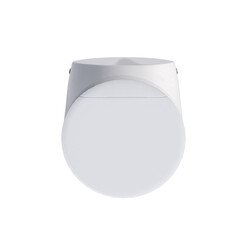 Lavatory pan isolated on a transparent background, bidet, 3D illustration, and CG render