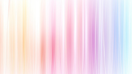Obraz premium Delicate Pastel Lines on White Background