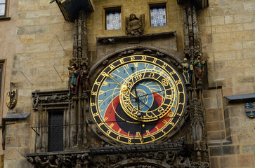 Fototapeta na wymiar Reloj astronomico de Praga