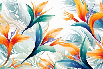 Flower pattern illustration background