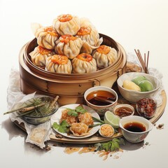 Dim Sum Delights - Chinese Cuisine