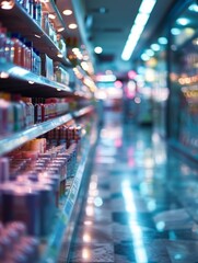 Obraz premium Blurred Drugstore Background