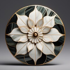 Each reflective Pietra dura flower on marble captures the essence of nature's elegance, immortalized in the artistry of stone.
