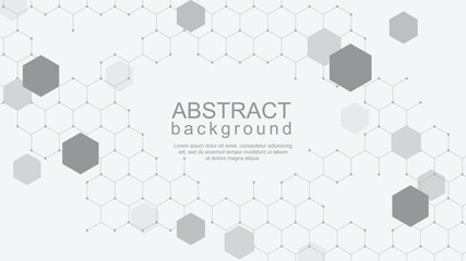 Geometric Shape Background With Modern Design. Minimalist graphic design element style concept for banner, flyer, card, or brochure cover