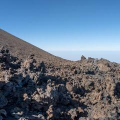 Peak of the Teide volcano on the Canary Island of Tenerife
