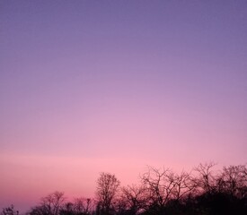 Sky in the mountains