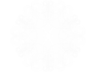 Mandala de lumière blanche dans ciel étoilé